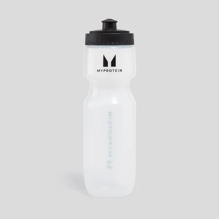 Sticlă de apă pentru sport Myprotein - Transparent/Negru