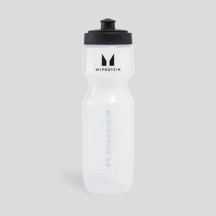 Sticlă de apă pentru sport Myprotein - Transparent/Negru