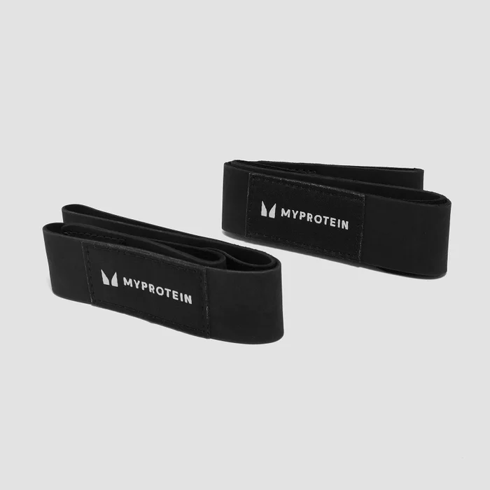Chingi de ridicare din piele întoarsă Myprotein - Negru