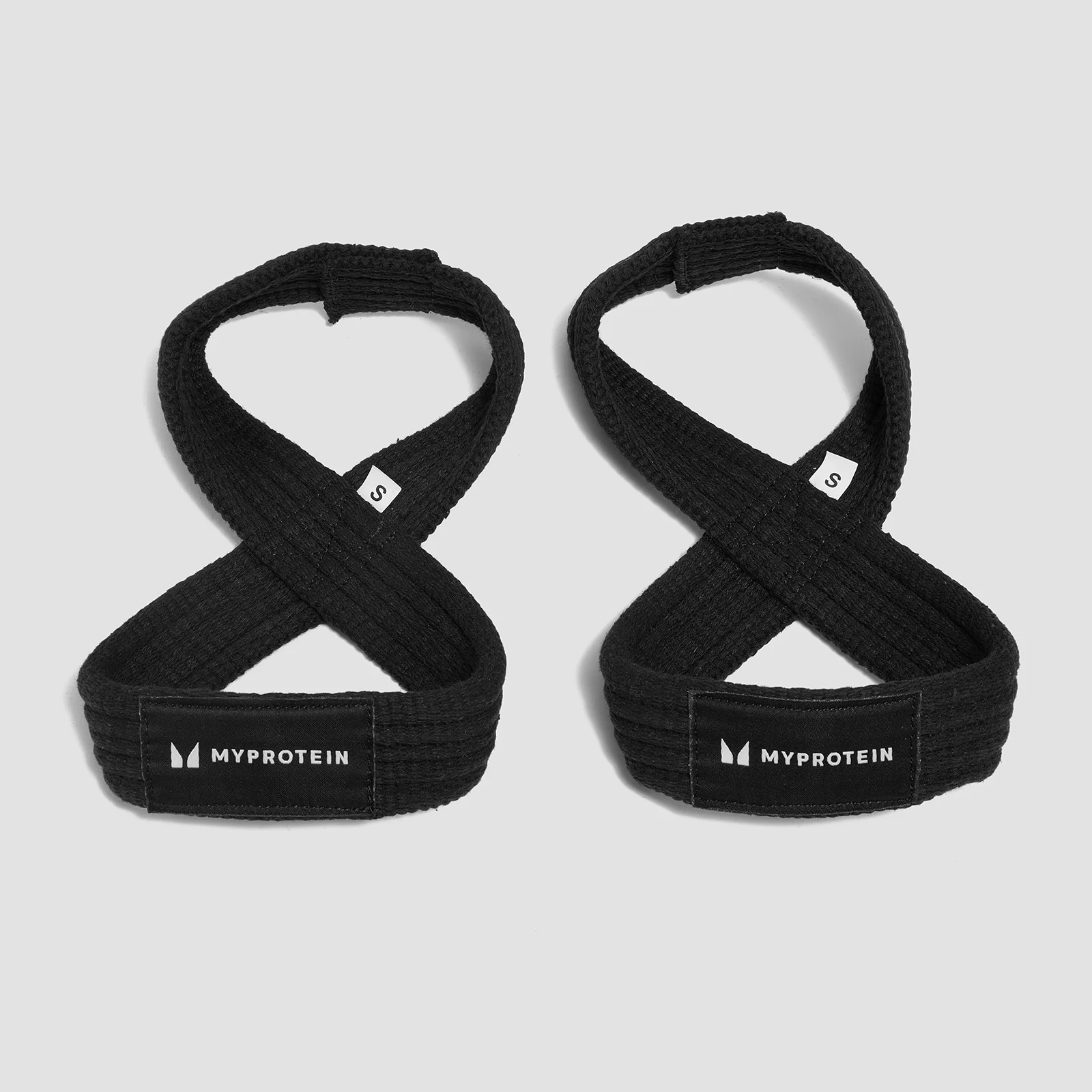 Curele de ridicare în formă de 8 Myprotein - Negru - S (< 6'') Imagine 1
