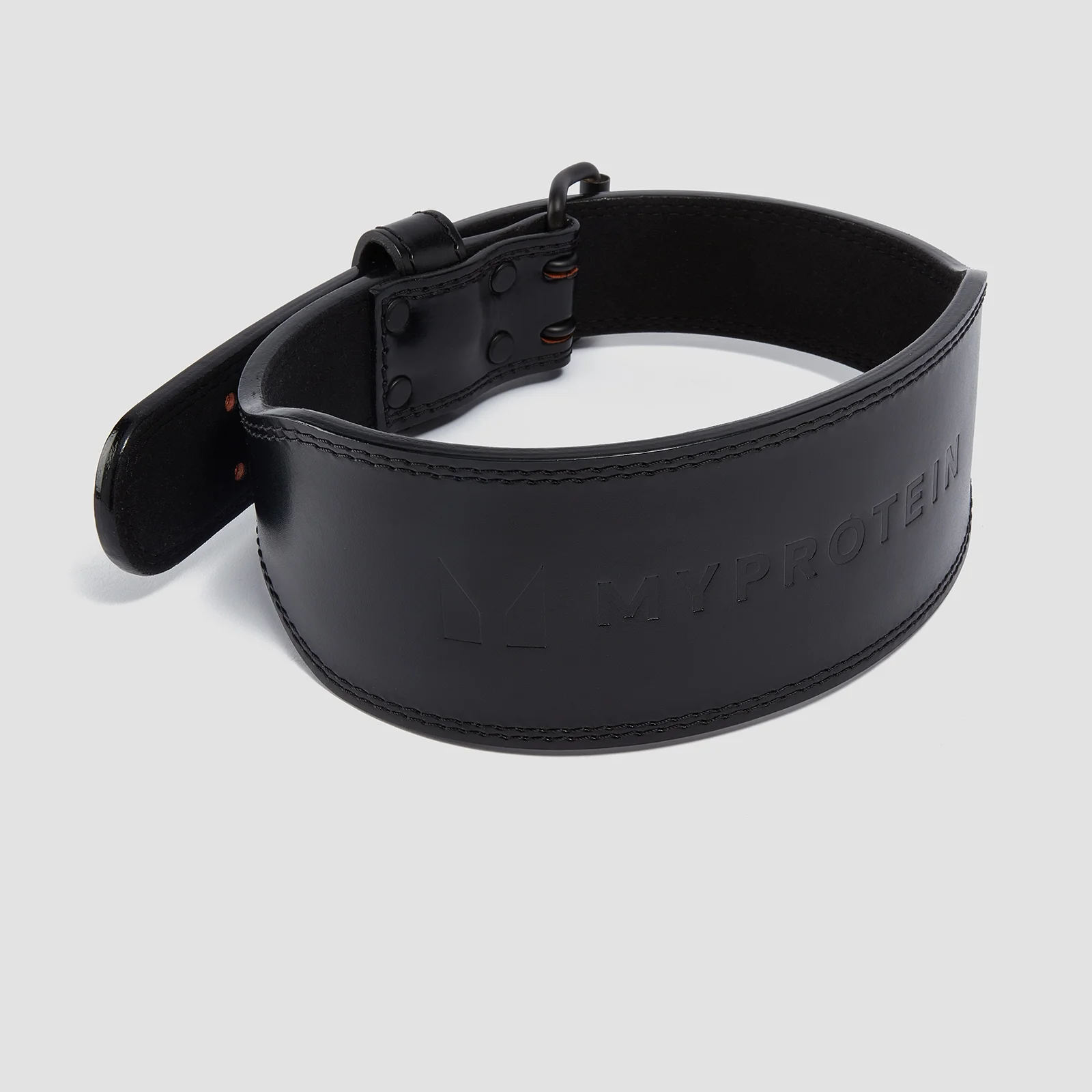 Centură de ridicat din piele premium Myprotein - Negru - Small (23-32 Inch) Imagine 1