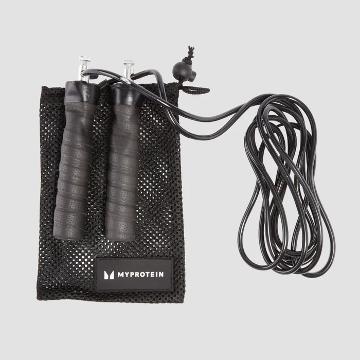 Coarda deluxe pentru sărit Myprotein - Negru