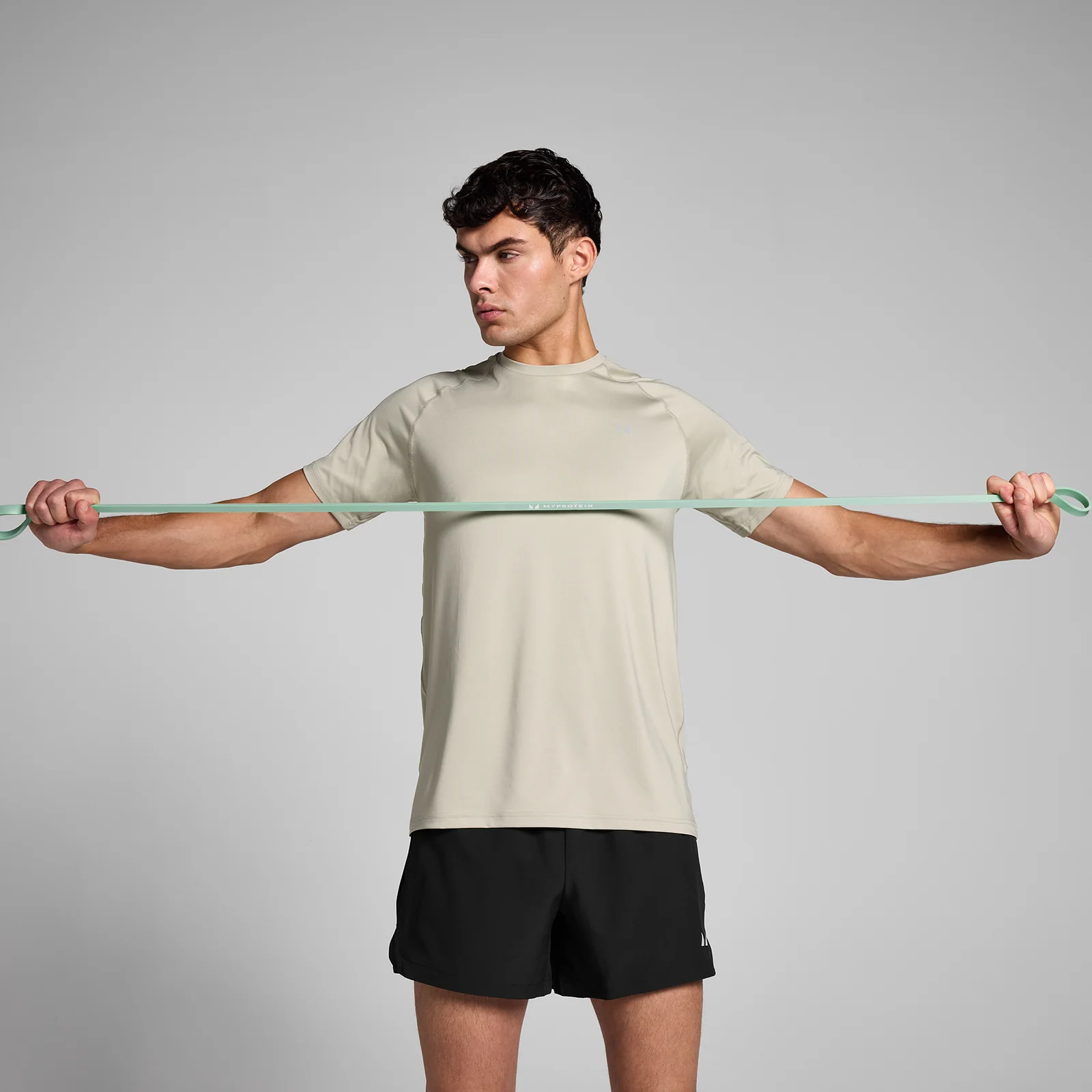 Benzi de rezistență Myprotein - Bandă unică (2-16kg) - Natural Cream Imagine 1