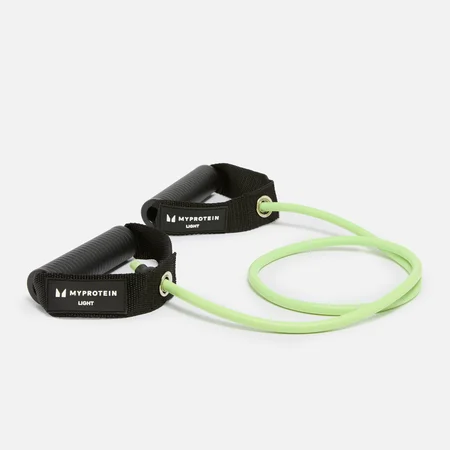 Benzi de rezistență Myprotein cu mânere - Ușor - Verde mentă