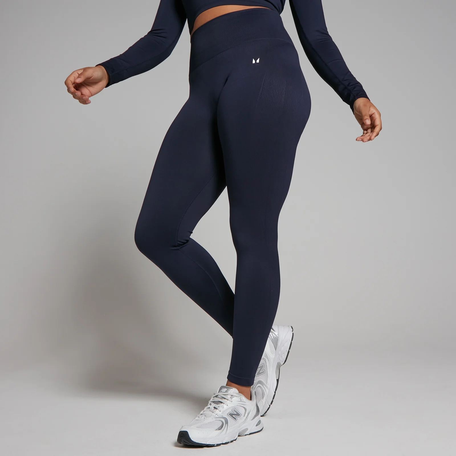 Colanți MP Shape Seamless pentru femei - Bleumarin - XXS Imagine 1