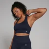 Bustieră sport MP Shape Seamless pentru femei - Bleumarin