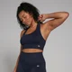 Bustieră sport MP Shape Seamless pentru femei - Bleumarin