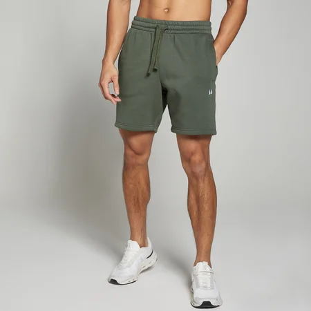 Pantaloni scurți de trening MP Rest Day pentru bărbați - Cimbru