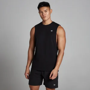 Maiou cu mâneci decupate MP Rest Day pentru bărbați - Negru - Size M