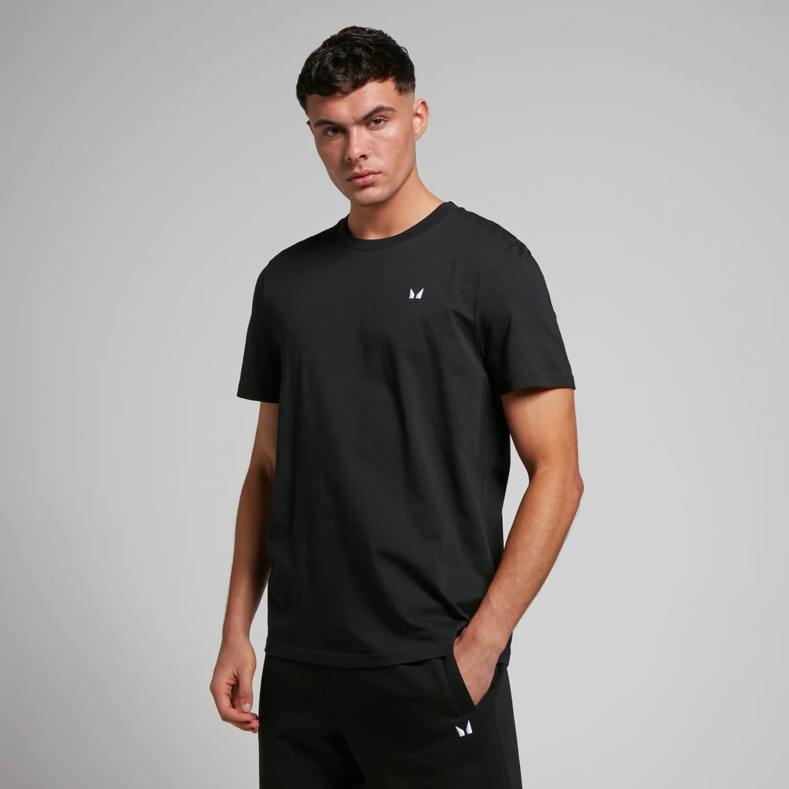 Tricou cu mânecă scurtă MP Rest Day pentru bărbați - Negru - XL Imagine 1