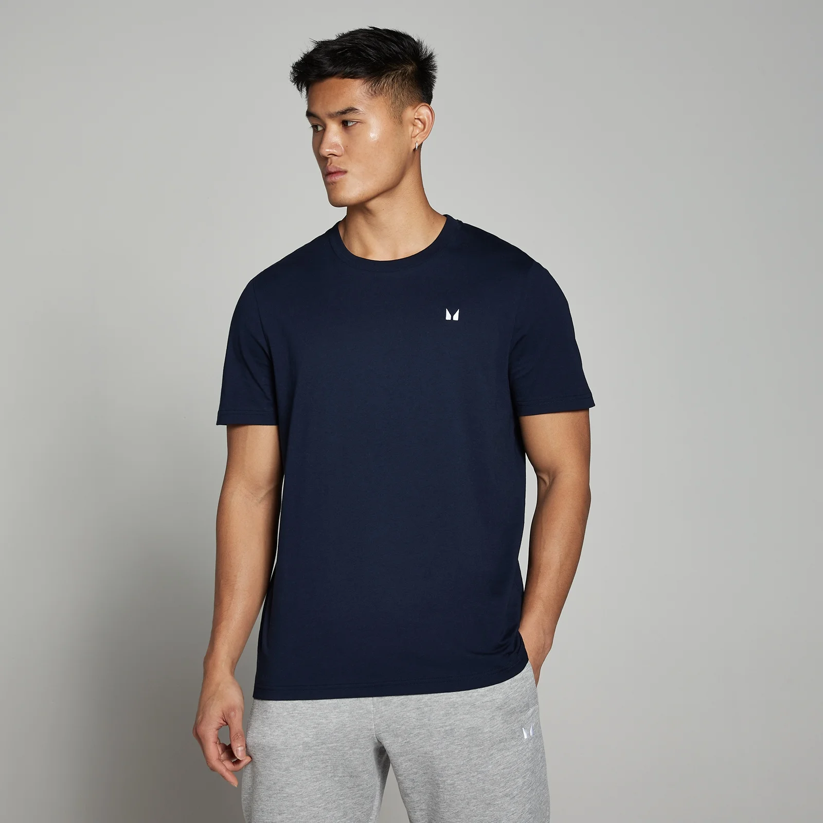 Tricou cu mânecă scurtă MP Rest Day pentru bărbați - Bleumarin - M Imagine 1