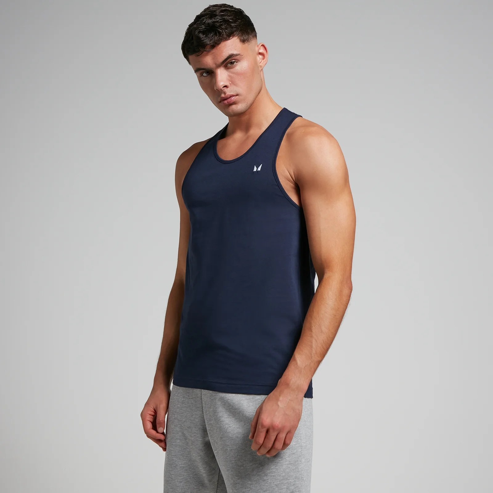 Maiou stringer MP Rest Day pentru bărbați - Bleumarin - XS Imagine 1