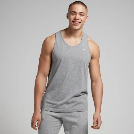 Maiou stringer MP Rest Day pentru bărbați - Grey Marl