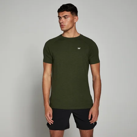 Tricou cu mânecă scurtă MP Performance pentru bărbați - Army Green Marl