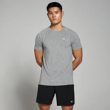 Tricou cu mânecă scurtă MP Performance pentru bărbați - Chrome Marl