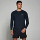 Tricou cu mânecă lungă MP Performance pentru bărbați - Navy Marl
