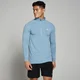 Top cu fermoar 1/4 MP Performance pentru bărbați - Soft Blue