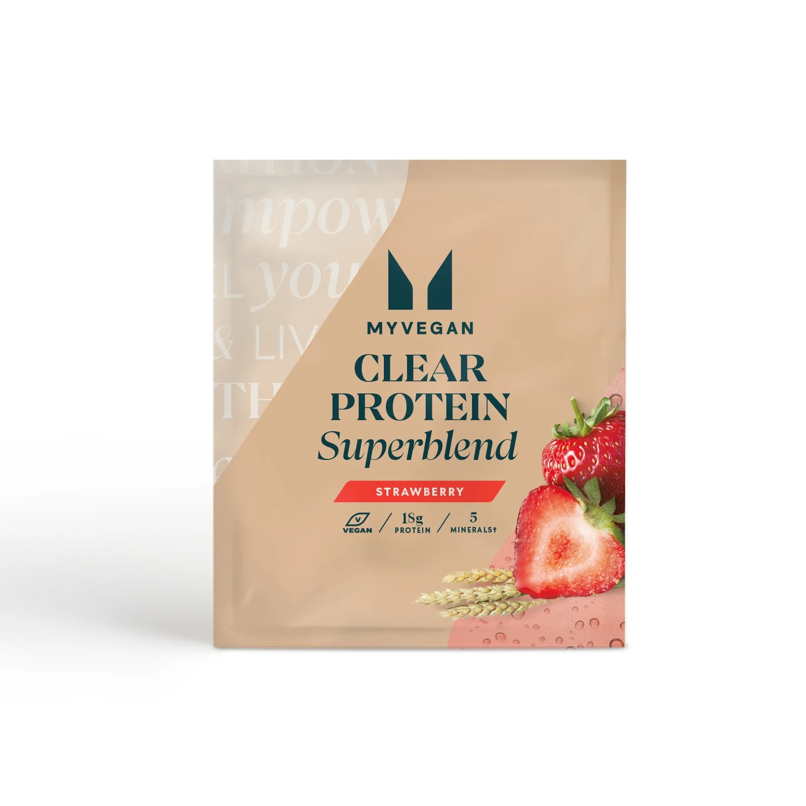 Myvegan Clear Protein Superblend (Sample) - 1servings - Capsuni Imagine 1