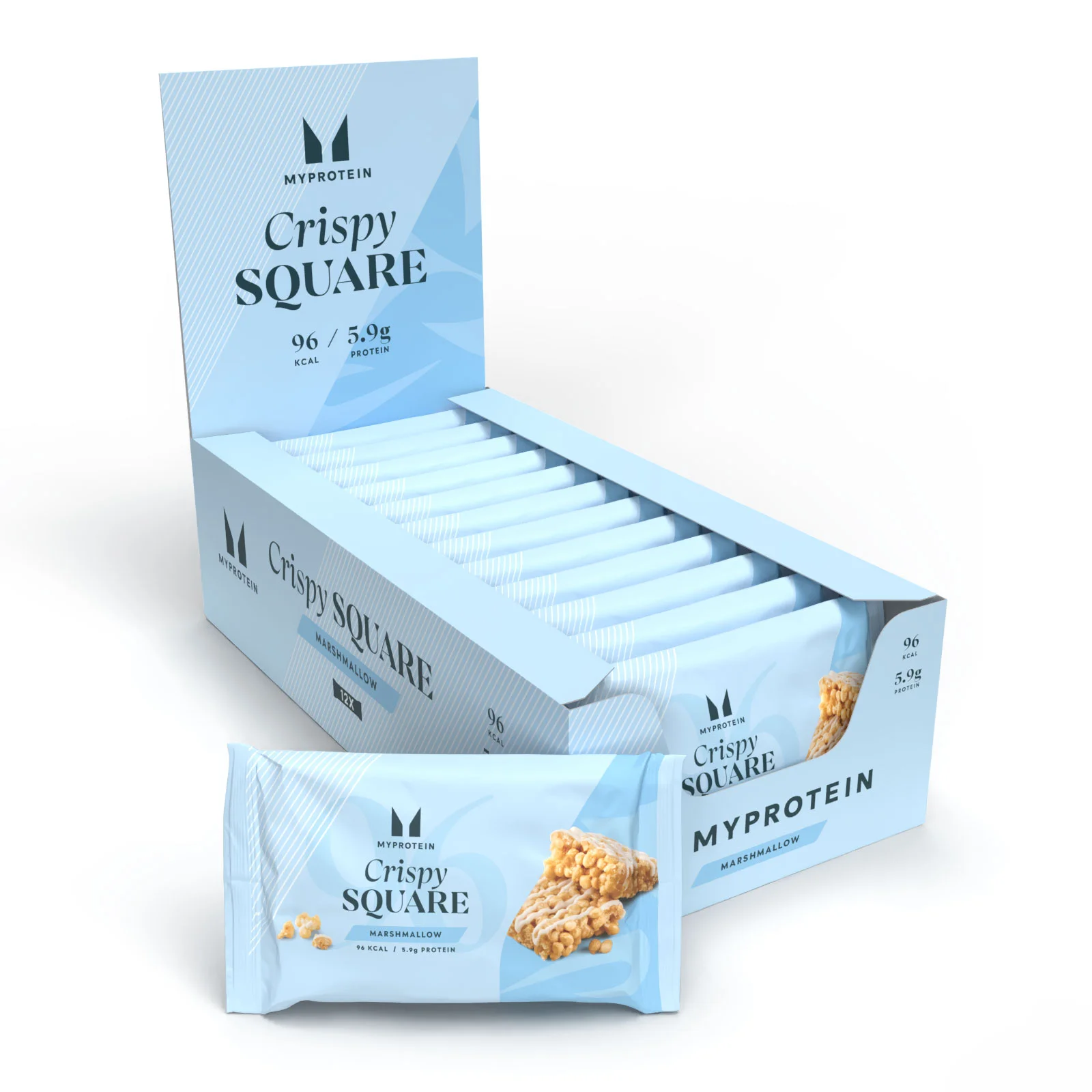 Crispy Square - 12 x 30g - Marshmallow Imagine 1