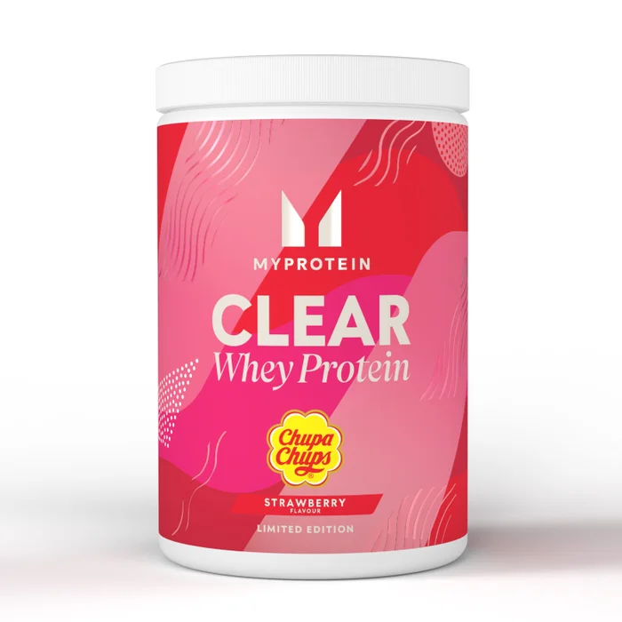 Clear Whey – cu aromă de căpșune Chupa Chups®
