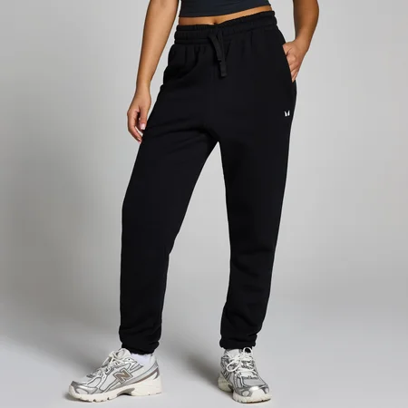 Pantaloni tip jogger MP Basics pentru femei - Negru