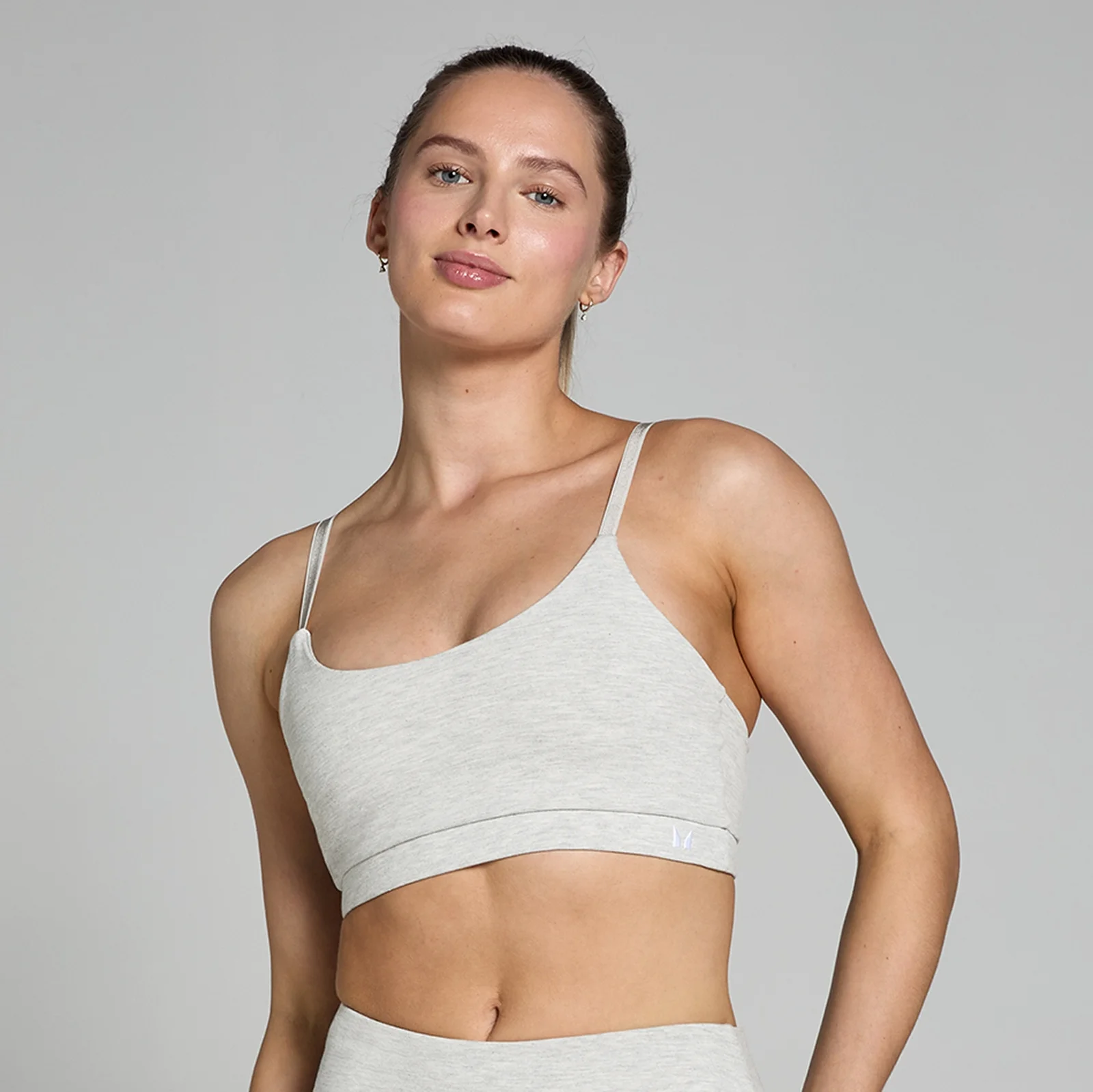 Sutien MP Basics pentru femei - Light Grey Marl - XXS Imagine 1