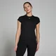 Tricou mulat cu mânecă scurtă MP Basics pentru femei - Negru