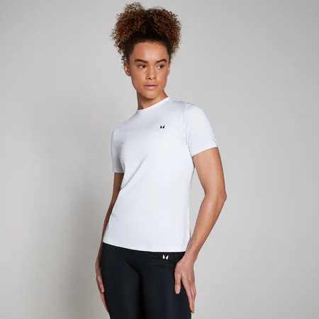 Tricou cu mânecă scurtă MP Training pentru femei - Alb