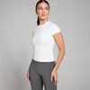 Tricou mulat cu mânecă scurtă MP Tempo pentru femei - Alb