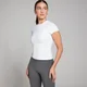 Tricou mulat cu mânecă scurtă MP Tempo pentru femei - Alb
