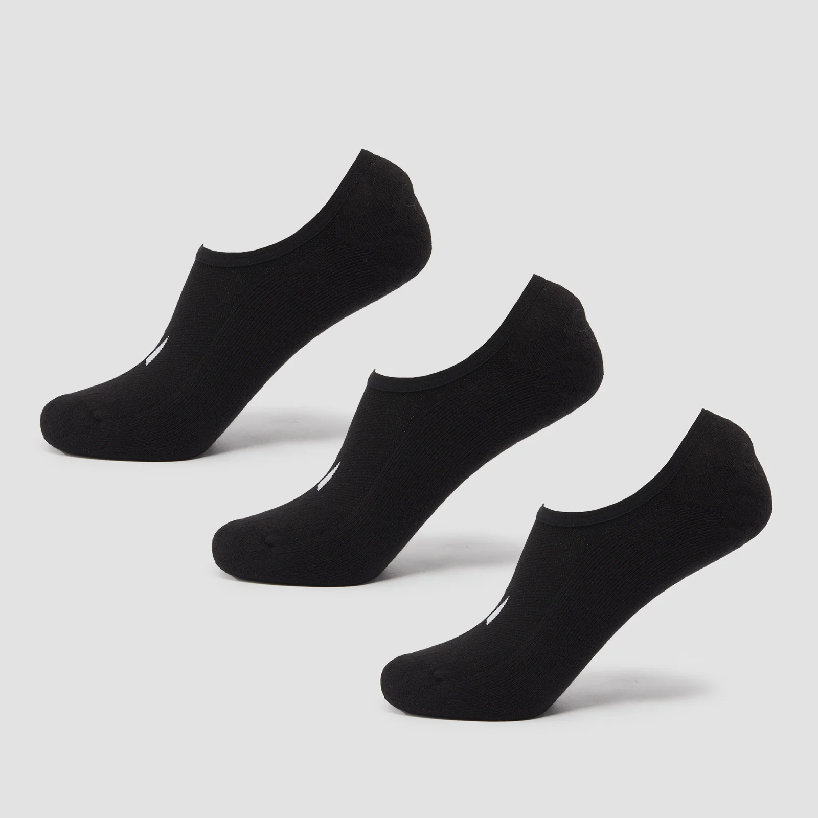 MP Unisex Invisible Socks (3 Pack) - Black - UK 12-14 Imagine 1