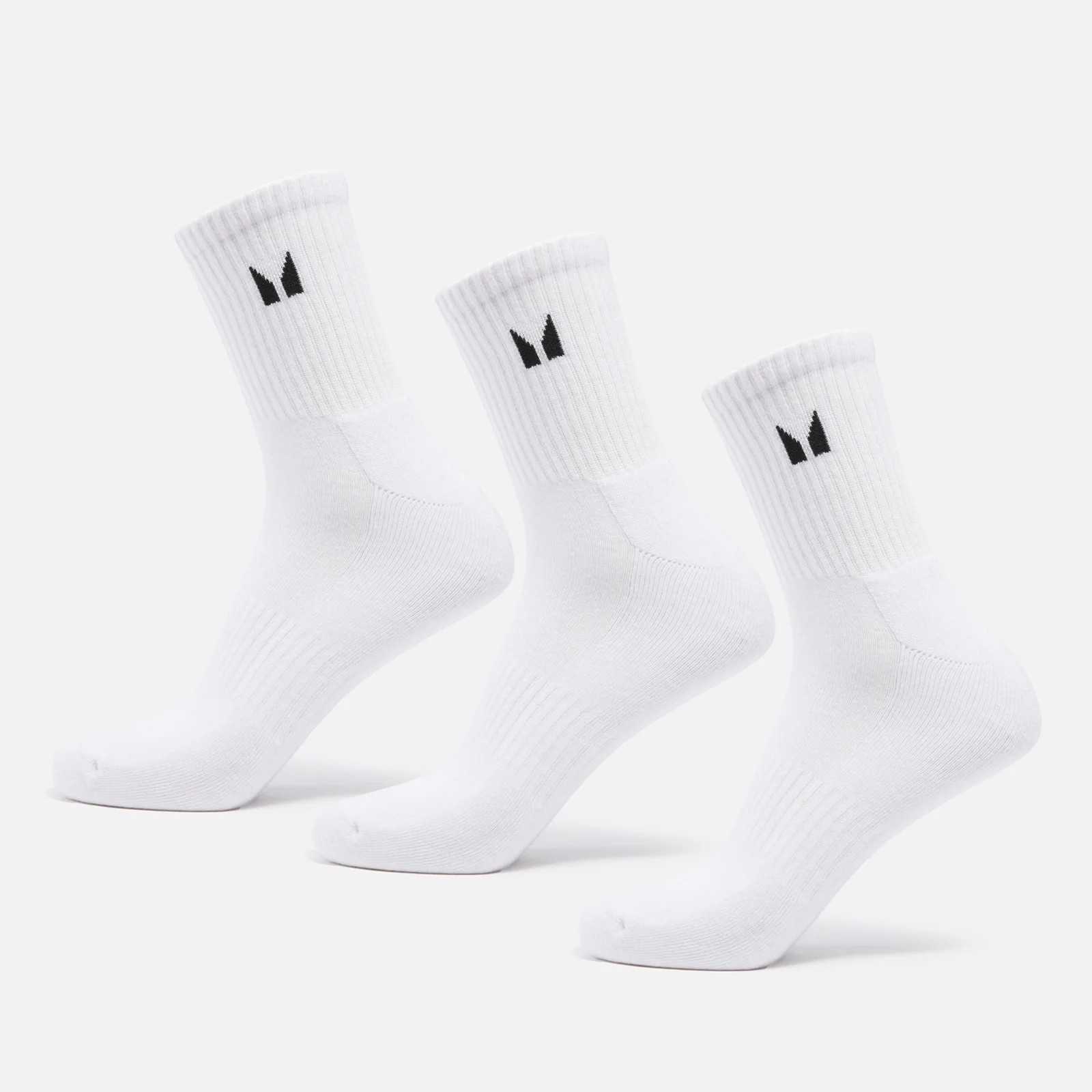 Șosete clasice unisex MP (3 bucăți) - Alb - UK 6-8 Imagine 1