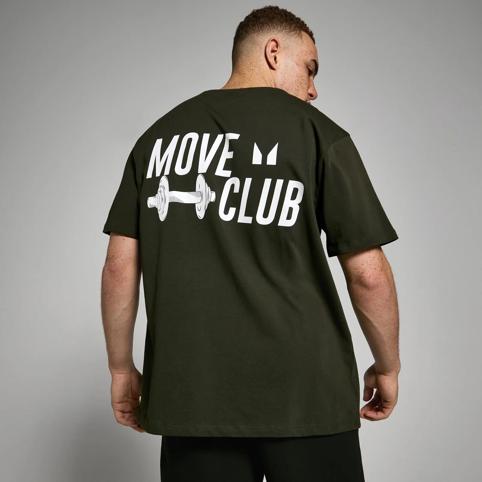 Tricou supradimensionat MP Move Club - Forest Green - XXS - XS Imagine 1