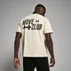 Tricou supradimensionat MP Move Club - Alb vintage