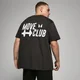 Tricou supradimensionat MP Move Club - Negru pal