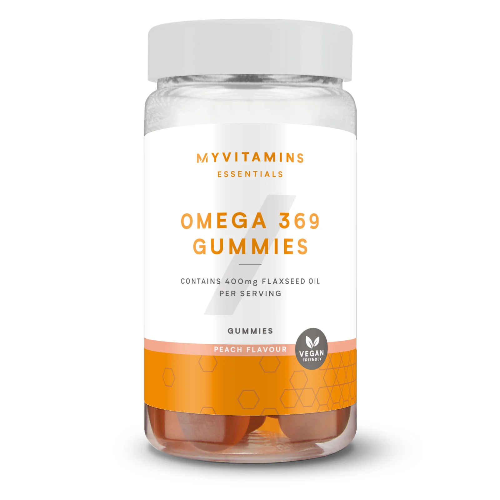 Myvitamins Omega 3,6,9 Gummies - 60gummies - Peach Imagine 1
