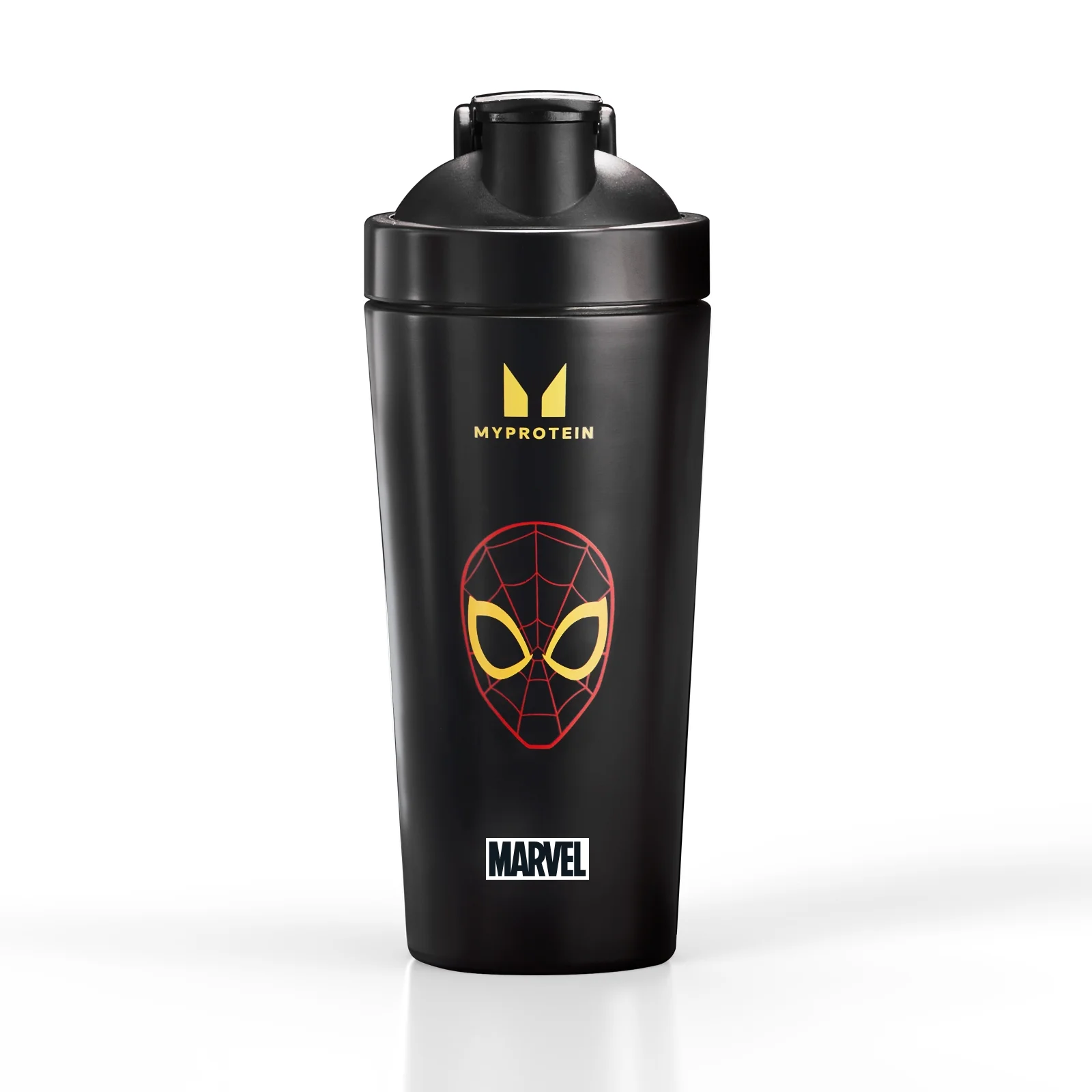 Shaker Myprotein Spiderman din metal reciclat - Negru Imagine 1