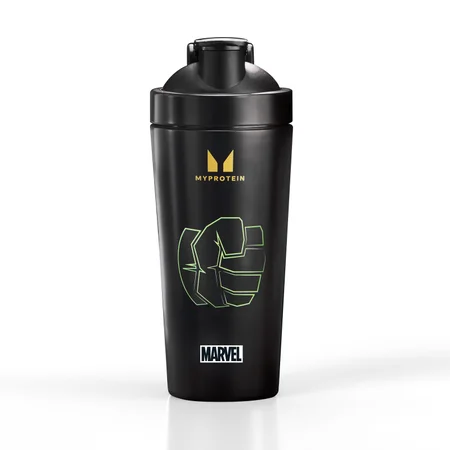 Shaker Myprotein Hulk din metal reciclat - Negru