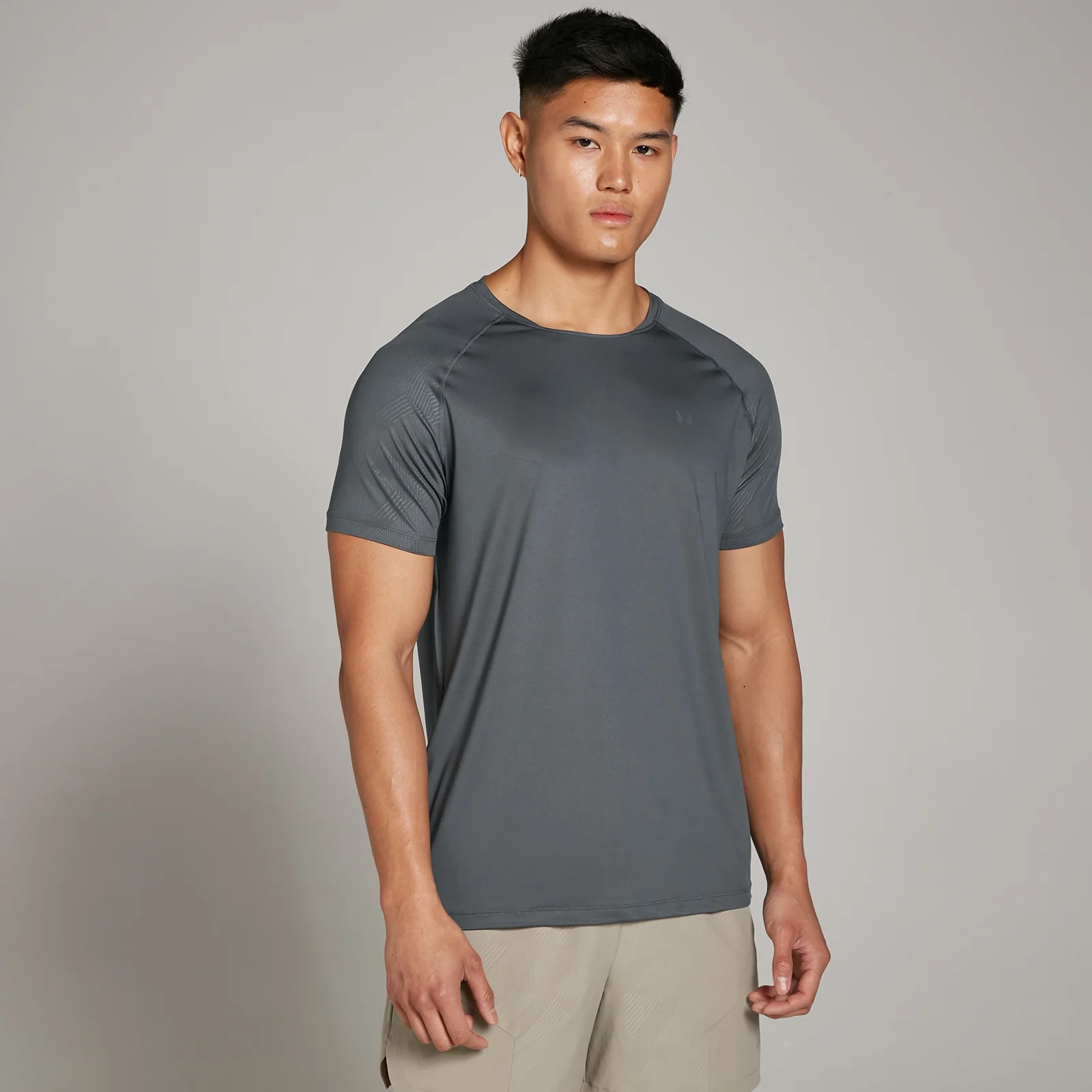 Tricou în relief MP Tempo Training pentru bărbați - Dark Slate - XS Imagine 1