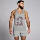 Maiou stringer MP Origin Graphic pentru bărbați Grey Marl