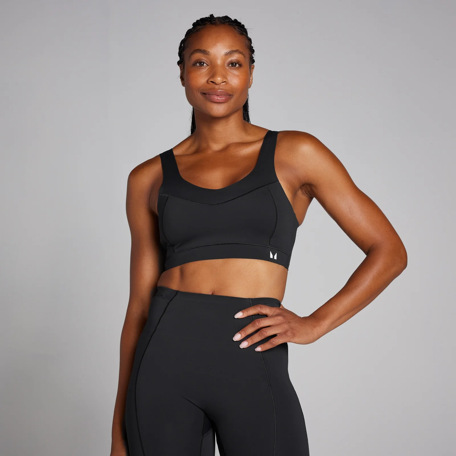 Bustieră sport îmbinată MP Tempo Ultra pentru femei - Negru - XS Imagine 1