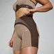 Pantaloni scurți de ciclism striați fără cusături MP Contrast pentru femei - Cashmere/Espresso