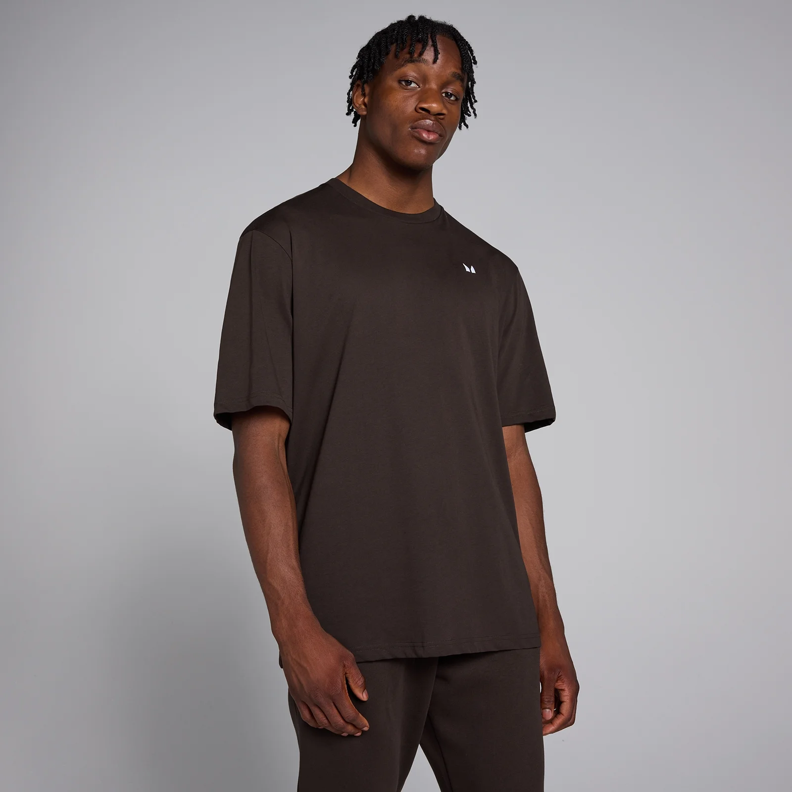 Tricou supradimensionat MP Rest Day pentru bărbați - Coffee - L Imagine 1