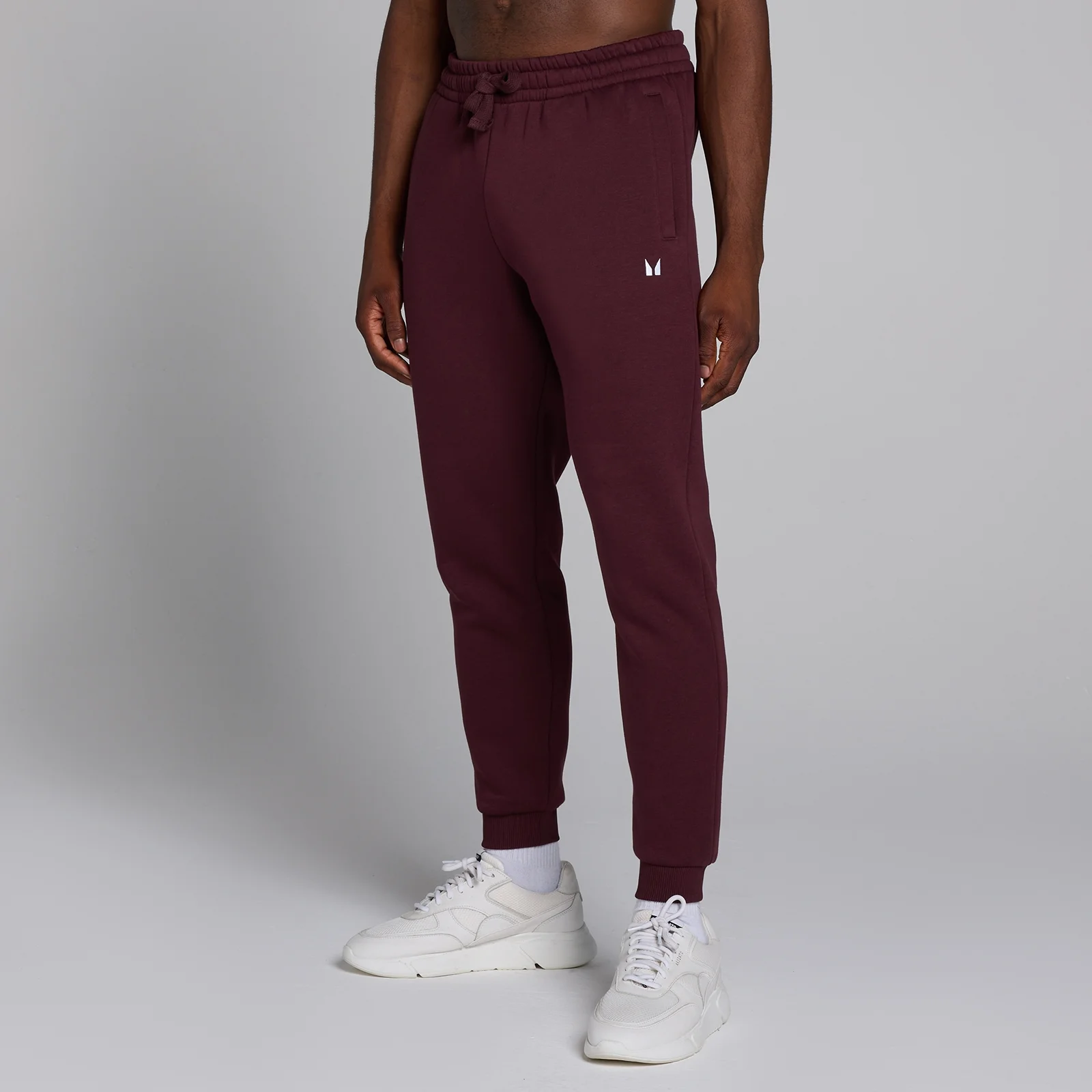 Pantaloni tip jogger MP Rest Day pentru bărbați - Deep Berry - S Imagine 1