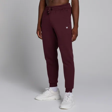 Pantaloni tip jogger MP Rest Day pentru bărbați - Deep Berry