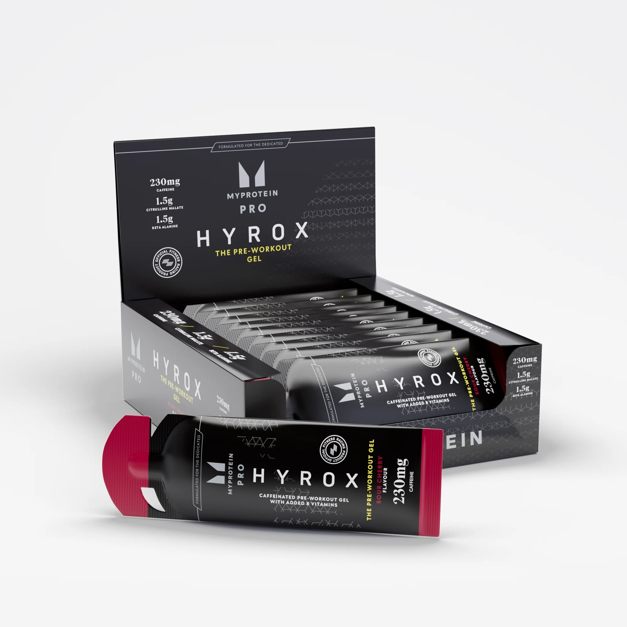 Gel pre-workout - 12 x 50g - Sour Cherry (HYROX Edition) Imagine 1