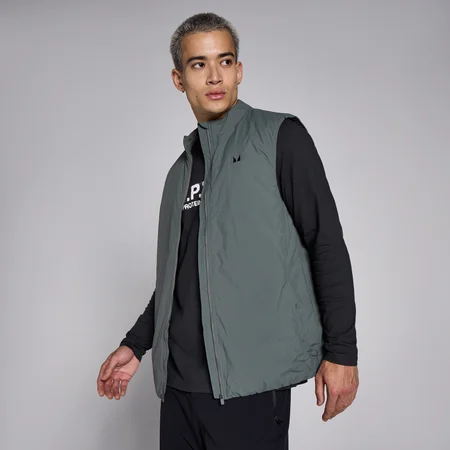 Vestă matlasată MP Lifestyle pentru bărbați - Moss Grey