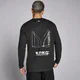 Top cu mânecă lungă MP Lifestyle pentru bărbați - Negru prespălat