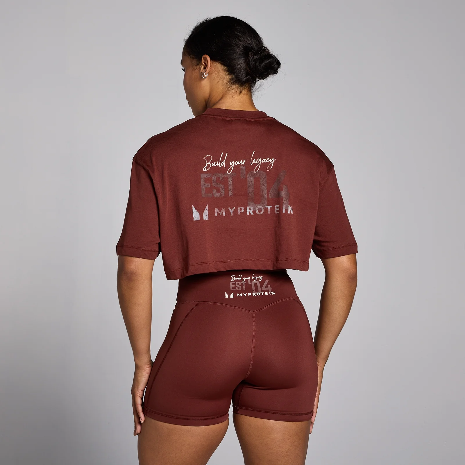 Tricou decupat MP Origin Graphic pentru femei - Firebrick - XS Imagine 1