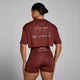 Tricou decupat MP Origin Graphic pentru femei - Firebrick